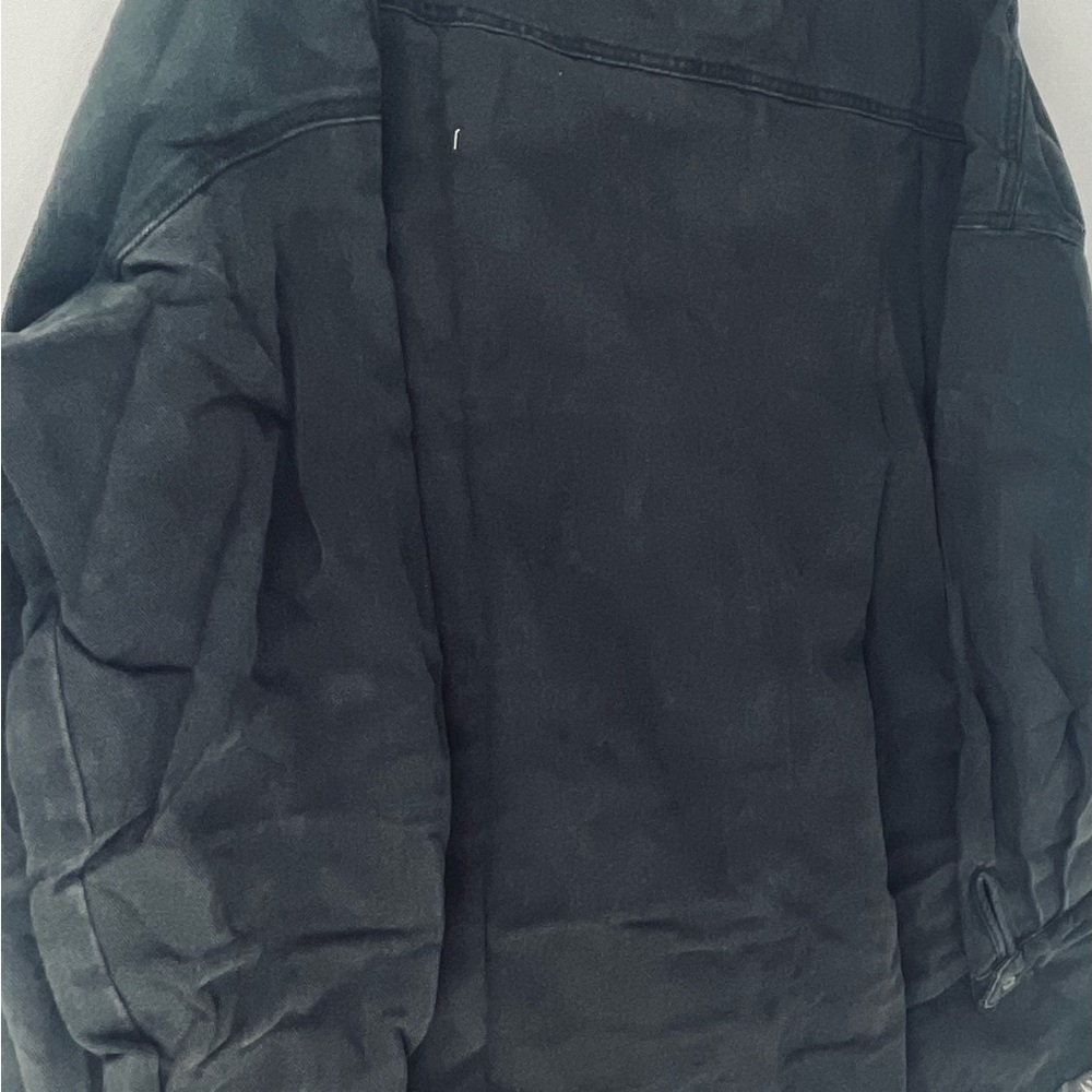 PLUS SIZE OVERSIZED FRAY HEM DENIM DRESS
BLACK - Picture 2 of 8